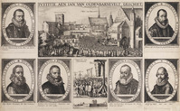 KG 02000
          <br/>
          Onthoofding Johan van Oldenbarnevelt/ Slot Loevenstein/ portretten/ kist met lijk Gillis van Ledenberg
          <br/>
          <em>Visscher, Claes Jansz. (1586/87-1652)</em>